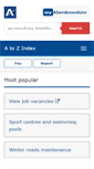 Mobile Screenshot of aberdeenshire.gov.uk